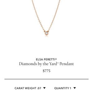 Tiffany & Co Elsa Peretti “Diamonds by the Yard”